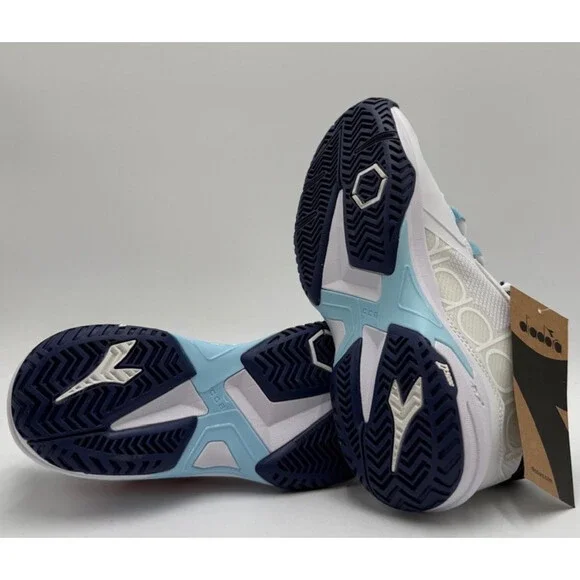 Diadora TROFEO 2 W AG PKL Women's NEW Athletic Sneaker White US Size 6.5 - Picture 9 of 11